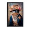 Stupell Industries Victorian Toad Portrait Floating Frame, design by Wumples